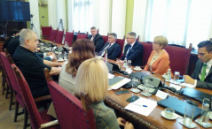 10. април 2019. Састанак чланова Одбора за европске интеграције са делегацијом Посланичке групе пријатељства са Србијом Парламента Мађарске